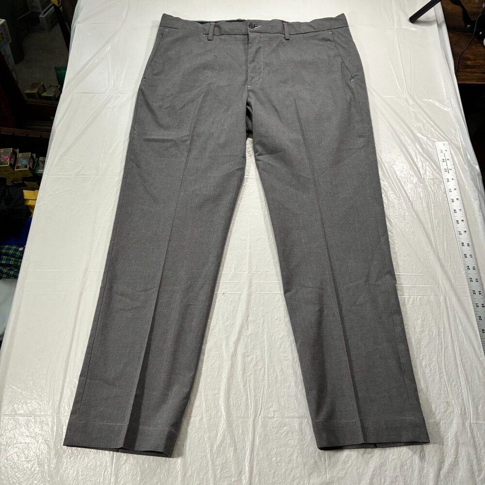 Polo Ralph Lauren Mens Dress Pants Stretch Straight Fit Gray Size 34x30 (36x30)